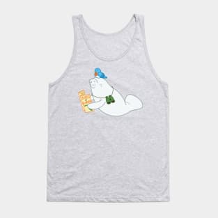 Bird Watcher Manatee Tank Top